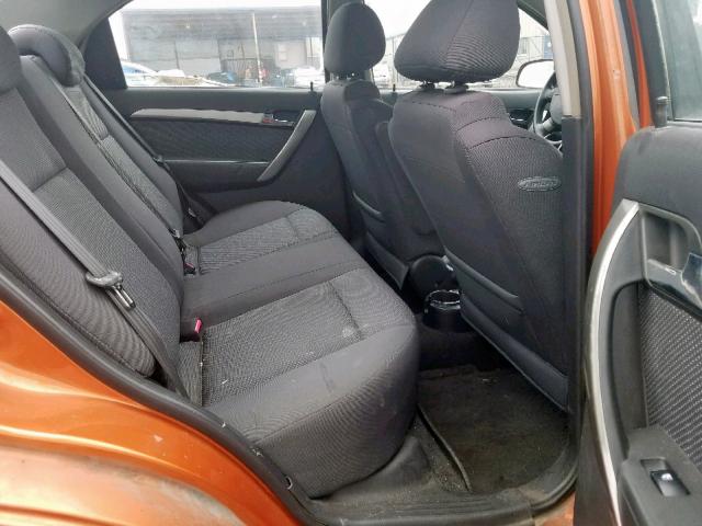 KL1TD56698B070386 - 2008 CHEVROLET AVEO BASE Қызғылт сары фото 6