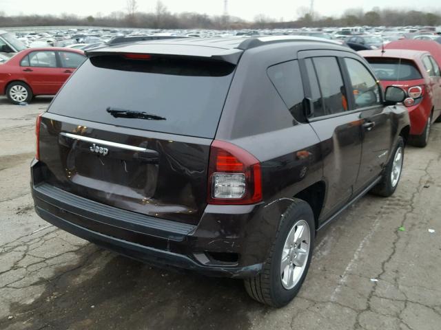 1C4NJCBA0ED603637 - 2014 JEEP COMPASS SP ყავისფერი ფოტო 4