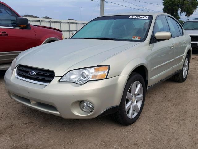 4S4BL62C277204807 - 2007 SUBARU LEGACY OUT BEIGE photo 2