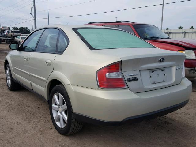 4S4BL62C277204807 - 2007 SUBARU LEGACY OUT BEIGE photo 3