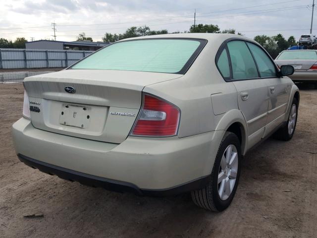 4S4BL62C277204807 - 2007 SUBARU LEGACY OUT BEIGE photo 4