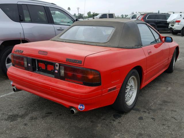 JM1FC3514K0707383 - 1989 MAZDA RX7 RED photo 4