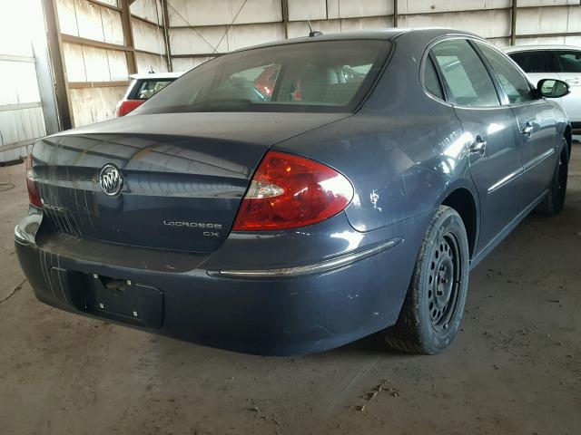 2G4WC582881150910 - 2008 BUICK LACROSSE C GRAY photo 4