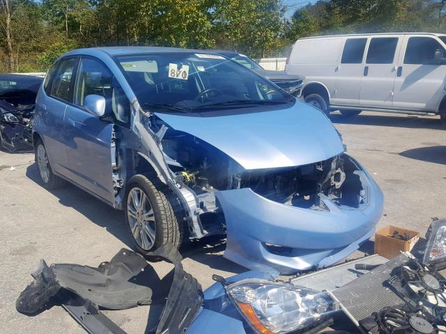 JHMGE8H40AC036808 - 2010 HONDA FIT SPORT BLUE photo 1