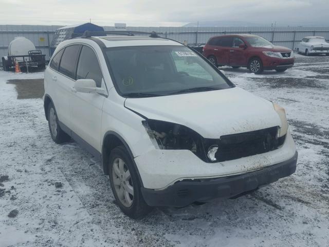 JHLRE48727C042389 - 2007 HONDA CR-V EXL WHITE photo 1