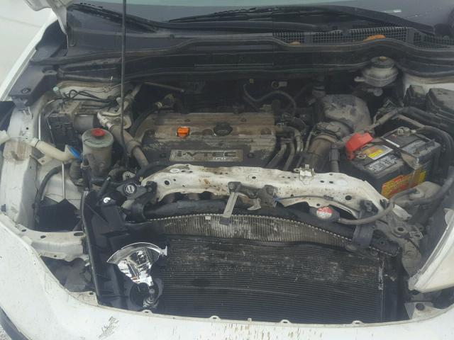 JHLRE48727C042389 - 2007 HONDA CR-V EXL WHITE photo 7