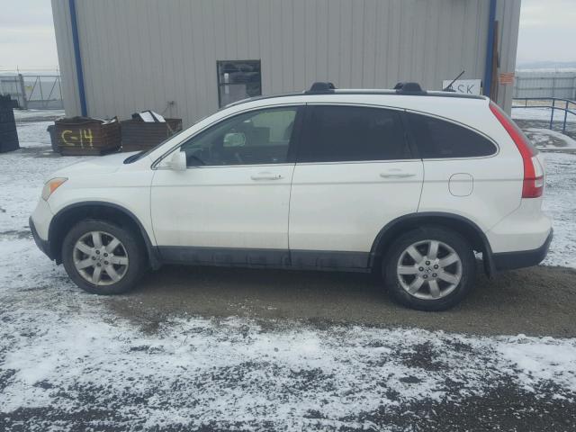 JHLRE48727C042389 - 2007 HONDA CR-V EXL WHITE photo 9