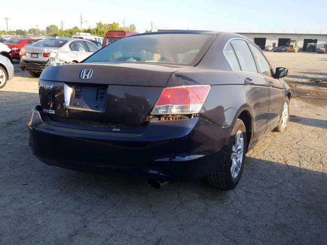 1HGCP26458A019455 - 2008 HONDA ACCORD LXP BLUE photo 4