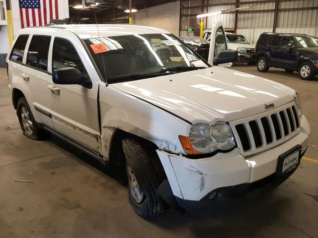 1J8GR48K68C219999 - 2008 JEEP GRAND CHER WHITE photo 1