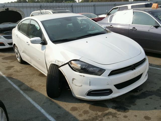 1C3CDFBB8FD146185 - 2015 DODGE DART SXT WHITE photo 1