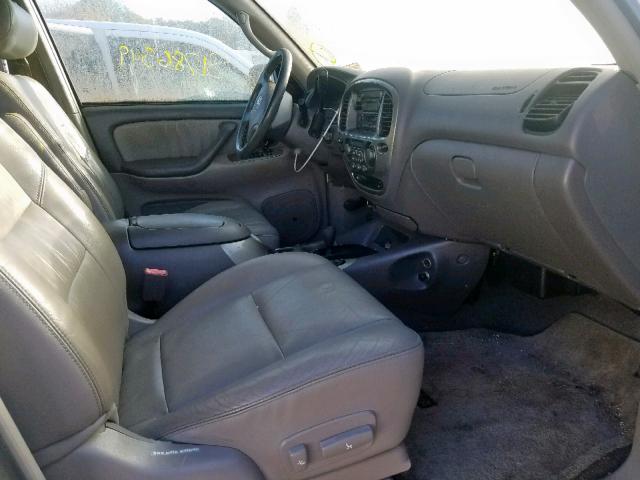 5TDBT48A23S147913 - 2003 TOYOTA SEQUOIA LI WHITE photo 5