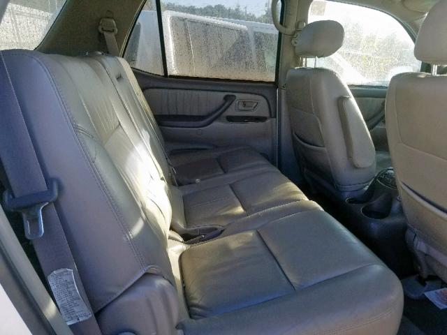 5TDBT48A23S147913 - 2003 TOYOTA SEQUOIA LI WHITE photo 6