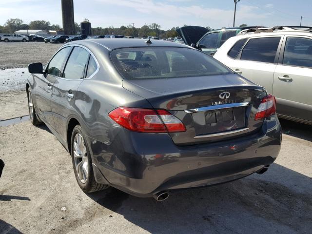 JN1BY1AP4DM510209 - 2013 INFINITI M37 GRAY photo 3