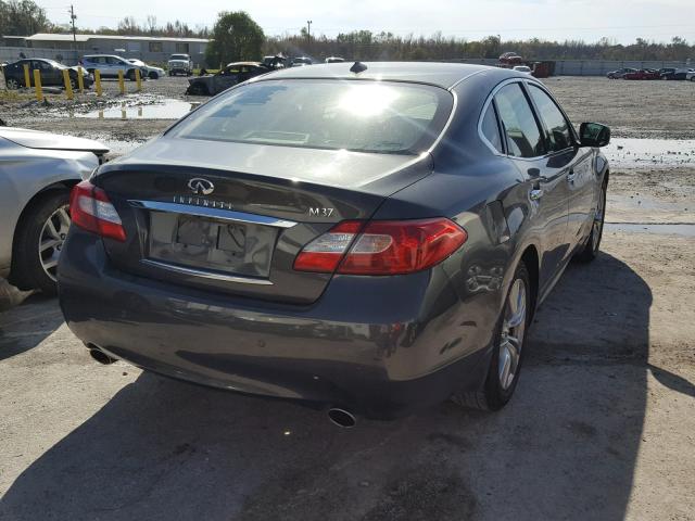 JN1BY1AP4DM510209 - 2013 INFINITI M37 GRAY photo 4