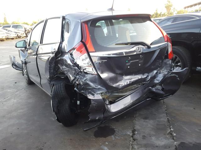 3HGGK5H86JM703294 - 2018 HONDA FIT EX GRAY photo 3