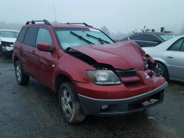 JA4LX41G93U068090 - 2003 MITSUBISHI OUTLANDER BURGUNDY photo 1