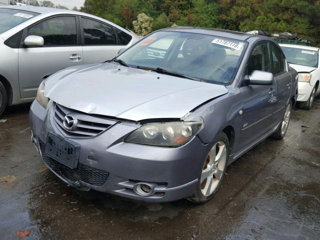 JM1BK123641163526 - 2004 MAZDA 3 S SILVER photo 2