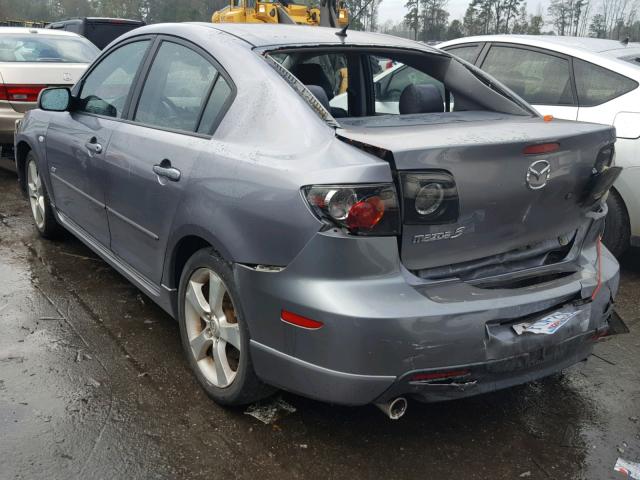 JM1BK123641163526 - 2004 MAZDA 3 S SILVER photo 3