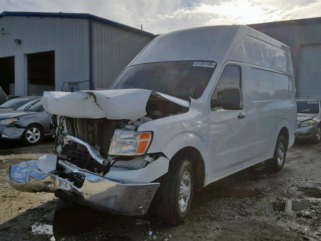 1N6BF0LY7DN114480 - 2013 NISSAN NV 2500 WHITE photo 2