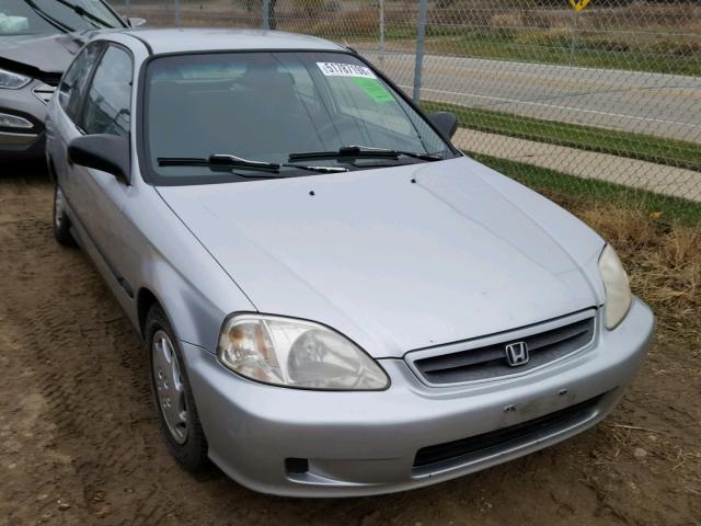 2HGEJ6428XH111775 - 1999 HONDA CIVIC CX SILVER photo 1