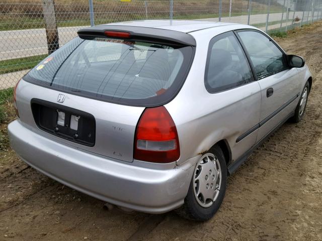 2HGEJ6428XH111775 - 1999 HONDA CIVIC CX SILVER photo 4