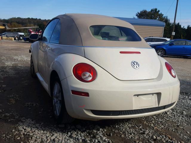 3VWPF31Y88M405709 - 2008 VOLKSWAGEN NEW BEETLE Krem foto 3