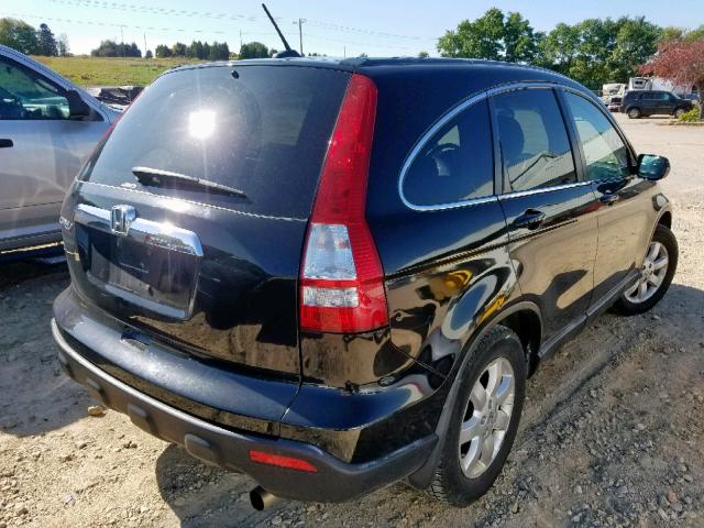 5J6RE48799L034512 - 2009 HONDA CR-V EXL BLACK photo 4