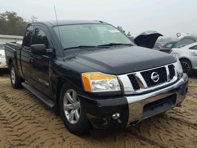 1N6BA0CC0EN500081 - 2014 NISSAN TITAN S BLACK photo 1