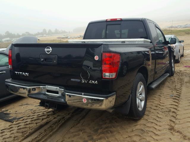 1N6BA0CC0EN500081 - 2014 NISSAN TITAN S BLACK photo 4