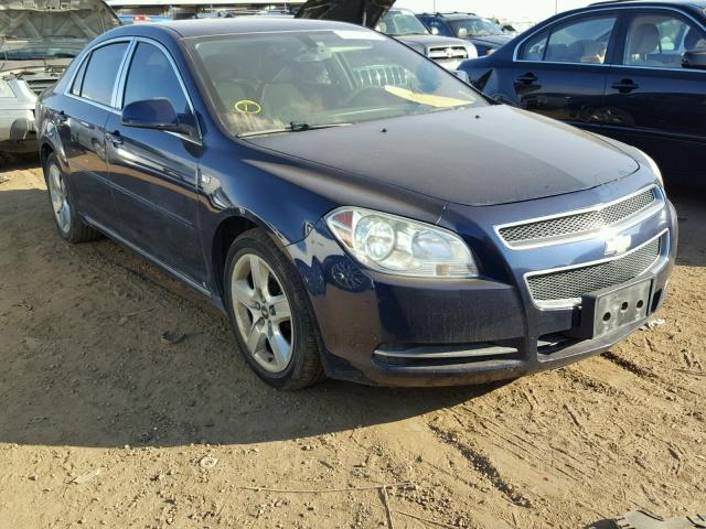 1G1ZH57BX8F167309 - 2008 CHEVROLET MALIBU 1LT BLACK photo 1