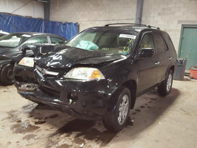 2HNYD18914H546284 - 2004 ACURA MDX TOURIN BLACK photo 2