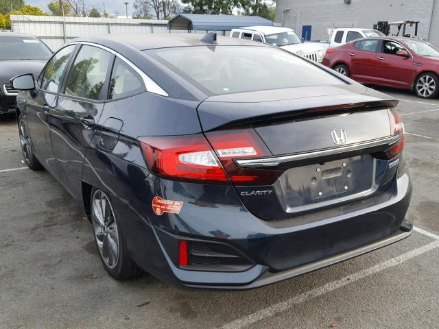 JHMZC5F15JC007942 - 2018 HONDA CLARITY GREEN photo 3