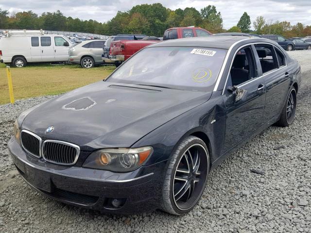 WBAHN83547DT72337 - 2007 BMW 750 BLACK photo 2