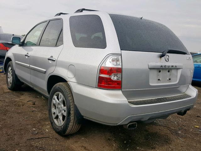 2HNYD18706H541305 - 2006 ACURA MDX TOURIN SILVER photo 3