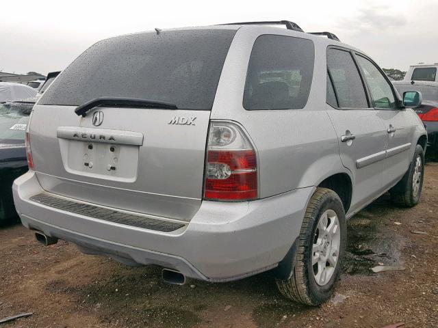 2HNYD18706H541305 - 2006 ACURA MDX TOURIN SILVER photo 4