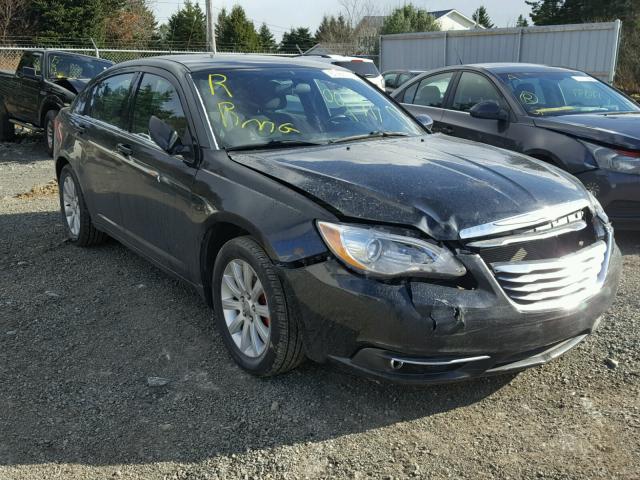 1C3CCBBB3CN246700 - 2012 CHRYSLER 200 TOURIN BLACK photo 1