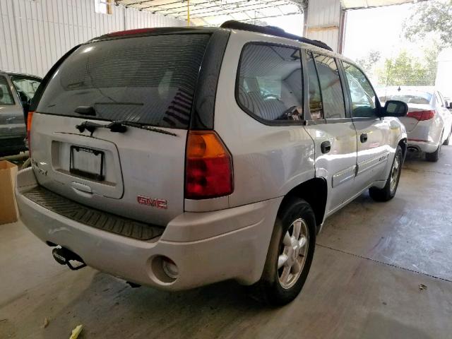 1GKDT13S542129085 - 2004 GMC ENVOY SILVER photo 4