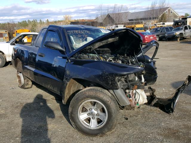 1D7HE32K18S565125 - 2008 DODGE DAKOTA SXT BLACK photo 1