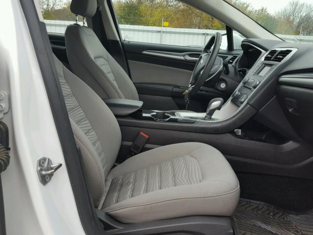 3FA6P0G70GR140283 - 2016 FORD FUSION S WHITE photo 5