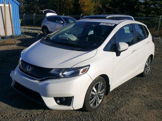 3HGGK5G73GM103575 - 2016 HONDA FIT EX WHITE photo 2