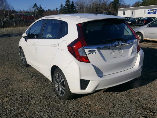 3HGGK5G73GM103575 - 2016 HONDA FIT EX WHITE photo 3