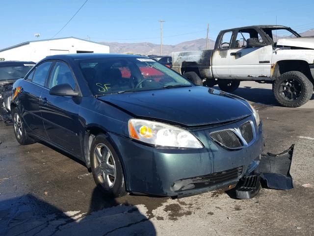 1G2ZF58B074166163 - 2007 PONTIAC G6 VALUE L GREEN photo 1