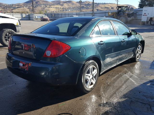 1G2ZF58B074166163 - 2007 PONTIAC G6 VALUE L GREEN photo 4