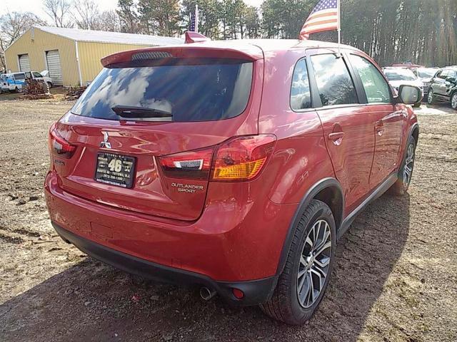 JA4AP3AU0HZ020236 - 2017 MITSUBISHI OUTLANDER RED photo 4