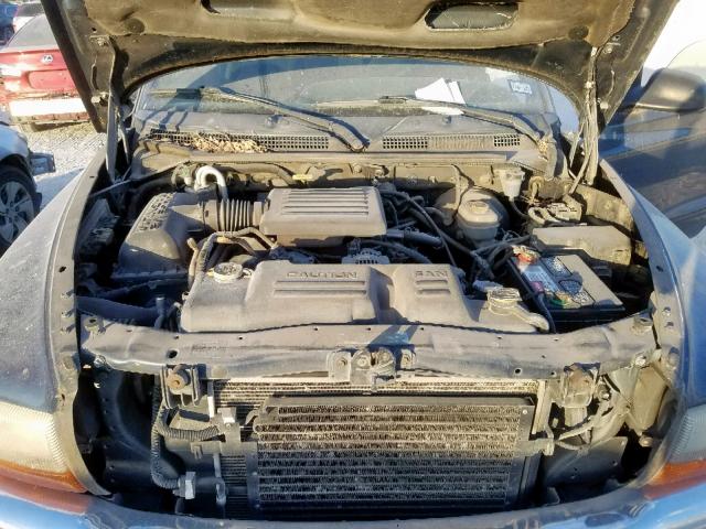 1B7GG22N5YS734731 - 2000 DODGE DAKOTA BLUE photo 7