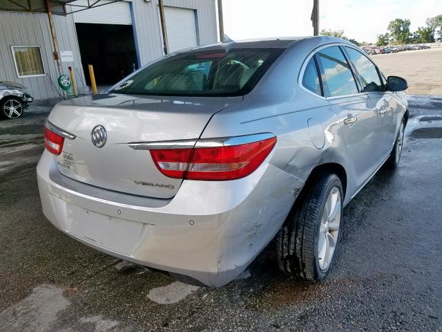 1G4PR5SK8E4237542 - 2014 BUICK VERANO CON SILVER photo 4