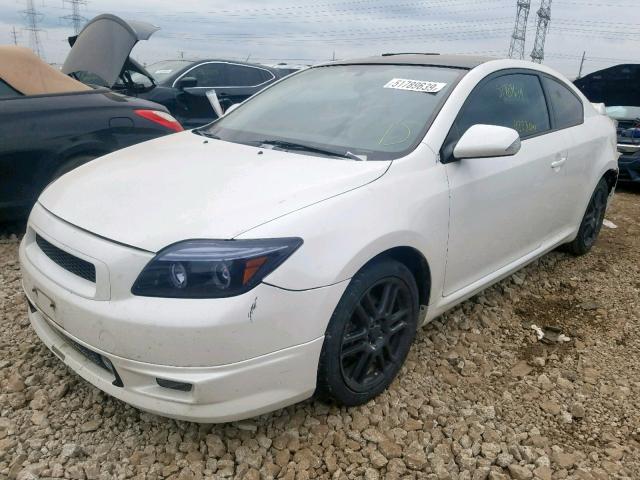 JTKDE177070209530 - 2007 TOYOTA SCION TC WHITE photo 2