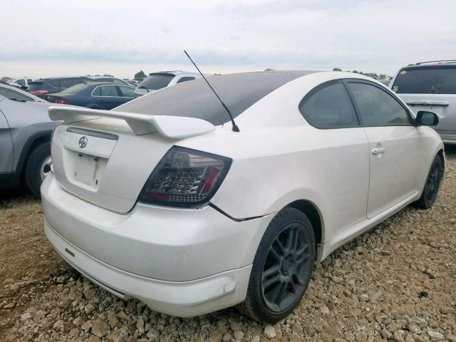 JTKDE177070209530 - 2007 TOYOTA SCION TC WHITE photo 4