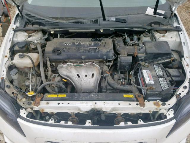 JTKDE177070209530 - 2007 TOYOTA SCION TC WHITE photo 7