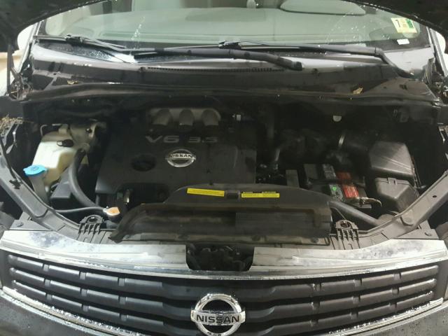 5N1BV28UX8N121934 - 2008 NISSAN QUEST S GRAY photo 7